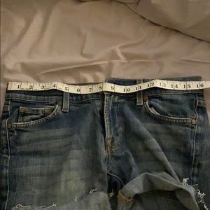 *EUC* FOR ALL MANKIND DENIM SHORTS